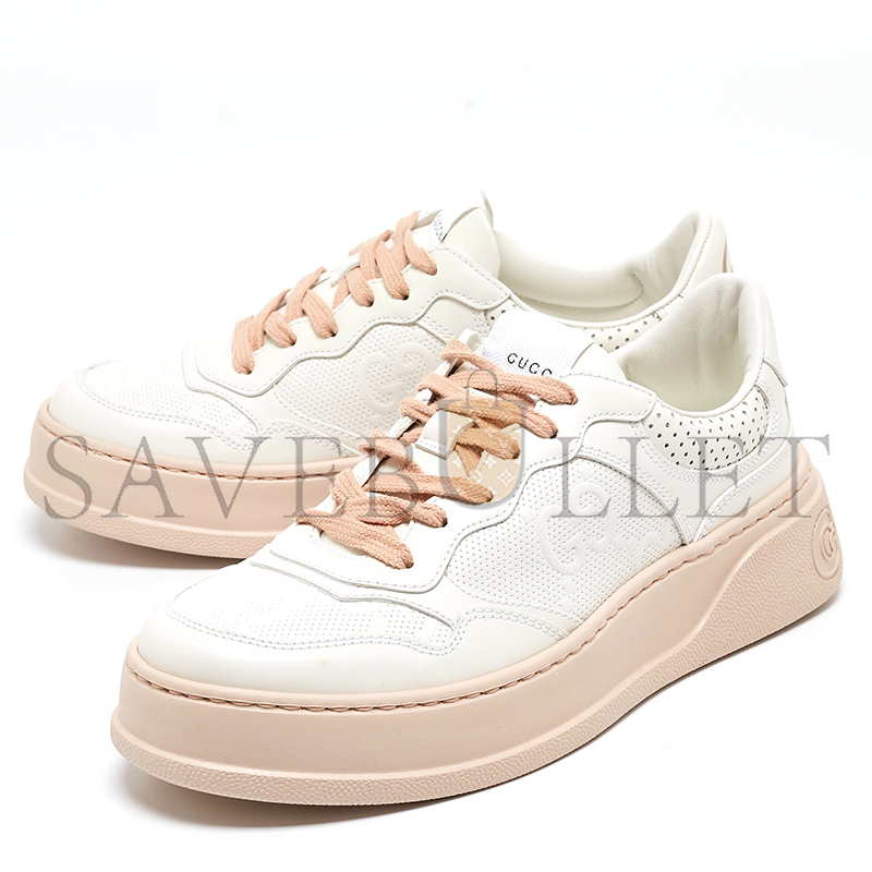GUCCI WOMEN'S GG EMBOSSED SNEAKER 684911 1XL10 9014